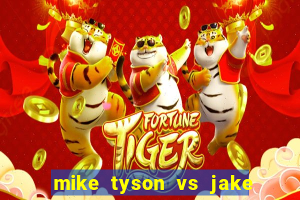 mike tyson vs jake paul assistir online